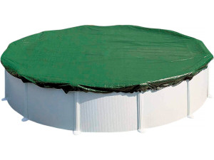 Ovale Winterplane für Pools - 7.30 x 3.75 m - Grün