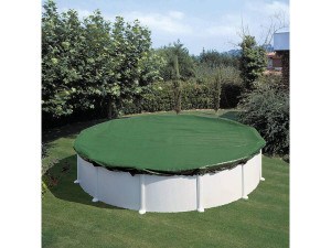 Ovale Winterplane für Pools - 7.30 x 3.75 m - Grün 2