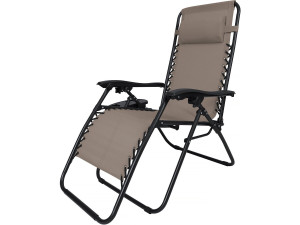 Relax-Gartensessel schwerelos "Sintra" - Taupe
