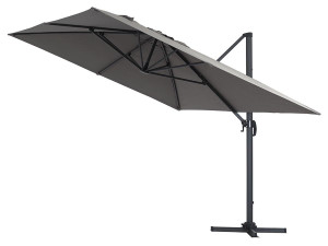 Ampelschirm "Sun 4" - 3 x 4 m - Grau 2