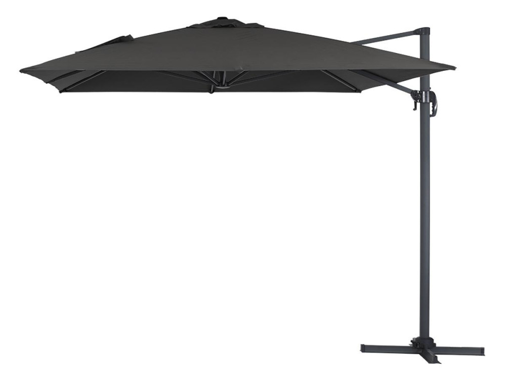 Ampelschirm "Sun 4" - 3 x 4 m - Schwarz