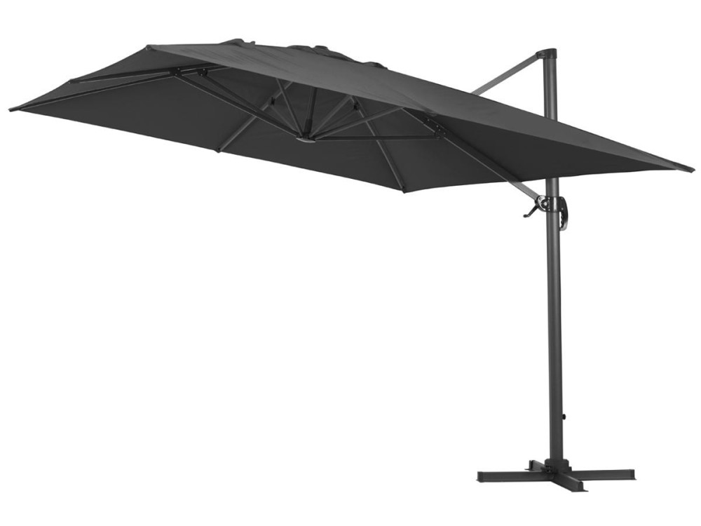Ampelschirm "Sun 4" - 3 x 4 m - Schwarz