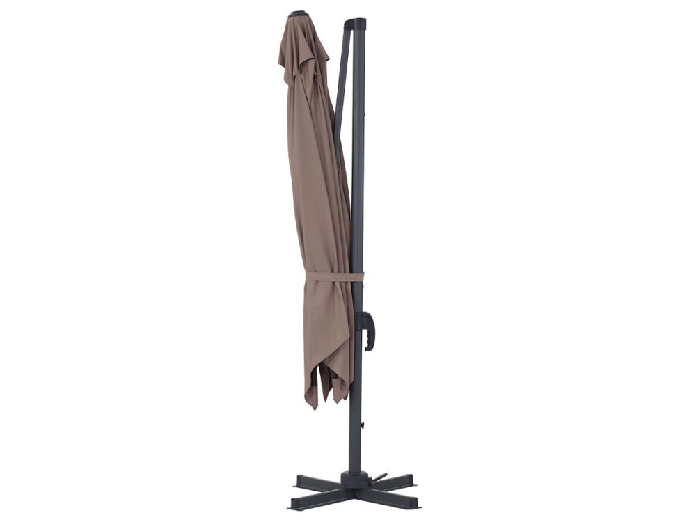 Ampelschirm "Sun 3" - 3 x 3 m - Taupe