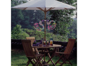 Gartenbeleuchtung für Sonnenschirm "Umbrella" - Lautsprecher in Ringform 2