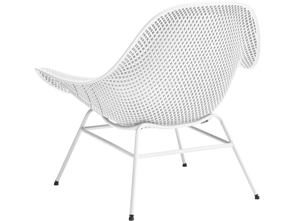 2er-Set Gartensessel mit Couchtisch "Soléna" - Weiß