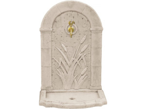 Brunnen "ROSEAU" - aus rekonstituiertem Stein - 62 x 42 x 93 cm