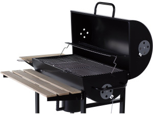 Holzkohlegrill XXL "King" - 95 x 63 x 105 cm - Schwarz 2