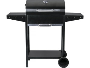 Holzkohlegrill "Bizon" - 119 x 50 x 101 cm - Schwarz
