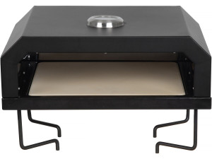 Pizzaofen für Grill "Pizzello" - 40 x 35 x 28 cm - Schwarz