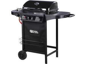 Gasgrill "Party 3" - 3 Brenner davon 1 Seitenbrenner - 9,38 kW - Schwarz