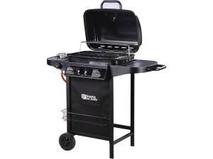 Gasgrill "Party 3" - 3 Brenner davon 1 Seitenbrenner - 9,38 kW - Schwarz 2