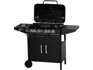 Gasgrill "Festa 5" - 5 Brenner davon 1 Seitenbrenner - 12,9 kW- Schwarz 2