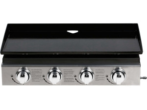 Plancha "Presto 4" - 4 Brenner - 9,7 kW - Grau 2