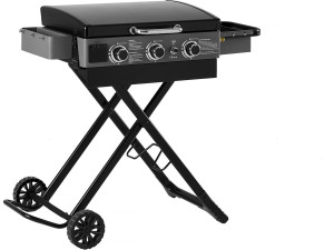 Gasplancha mit faltbarem und tragbarem Wagen "Firo" - 7,5 kw - Schwarz