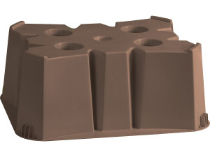 Sockel für Regenwassersammler 500 l - 75 x 60 x 30 cm - Taupe