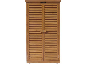 Gartenschrank "Space" - 87 x 46,5 x 160 cm - Braun 2