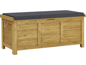 Gartenbox aus Holz "Gana" - 125 x 60 x 54 cm - Braun