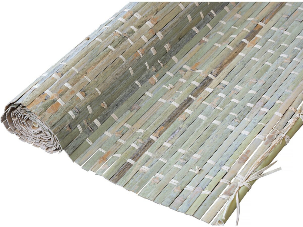 Sukkah-Set NINA anpassbar 5 x 3 m - 4 Bambusrollen und 5 Holzpfosten