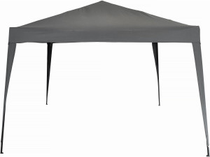Zusammenklappbare Gartenlaube "Svetlana 3" - 9 m² - 3 x 3 m - Grau