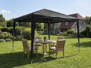 Gartenlaube "Natacha 3" - 3 x 3 m - Grau 2