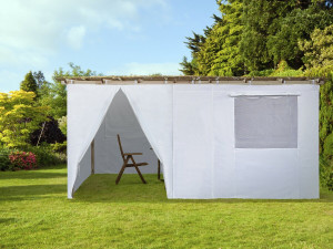Holz-Sukkah 3 x 5 M mit Stoff - Kasher Lemaehadrin - Skhah nicht enthalten 2