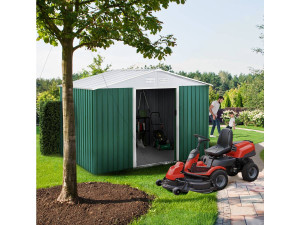 Gerätehaus aus Metall "Rosas" - 4,07 M² - Grün 2