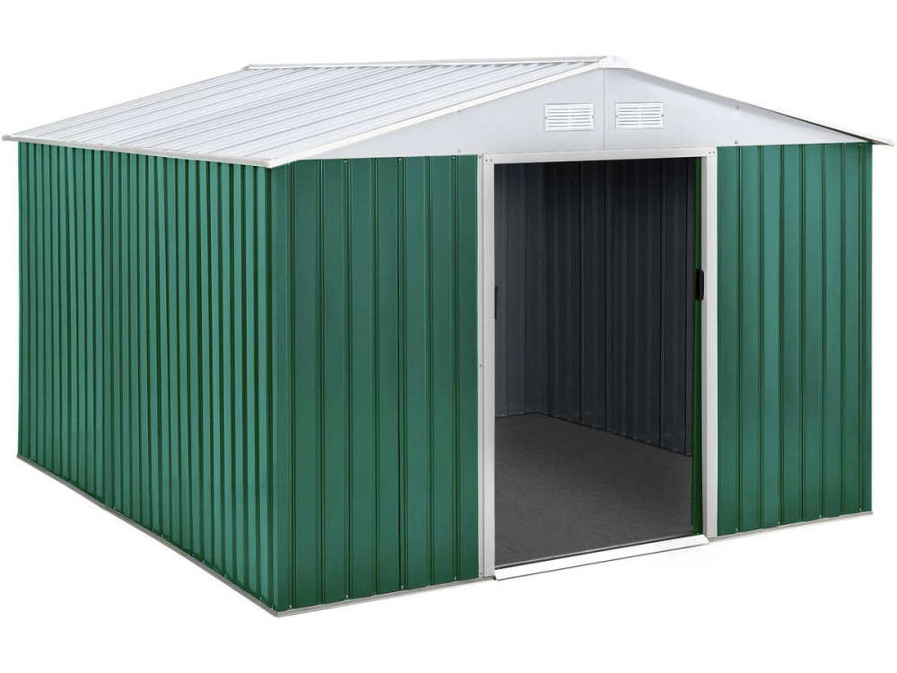 Gerätehaus aus Metall "Rosas" - 7,06 m² - Grün