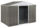 Gerätehaus aus Metall „Dallas“ - 5,29 m2 (4,83 m2 Bodenfläche) - Taupe