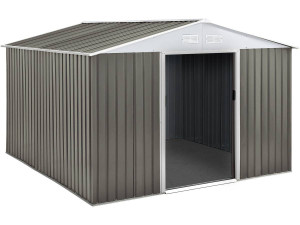 Gerätehaus aus Metall „Dallas“ - 8,84 m² - Taupe