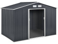 Gerätehaus aus Metall "Vegas" - 5,29 m2 (4,83 m2 Bodenfläche) - Grau