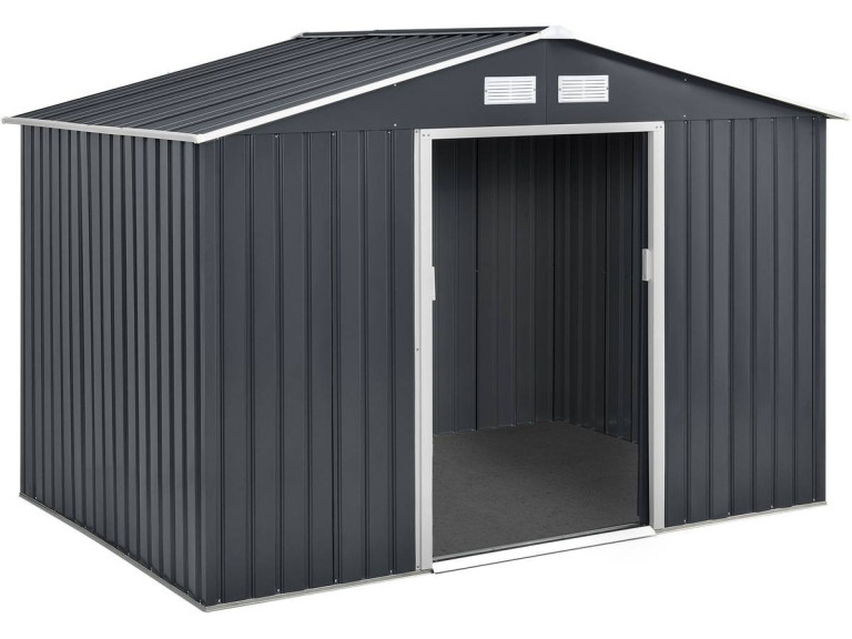 Gerätehaus aus Metall "Vegas" - 5,29 m2 (4,83 m2 Bodenfläche) - Grau