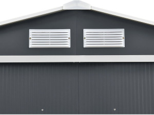 Gerätehaus aus Metall "Vegas" - 8,83 m² - Grau 2