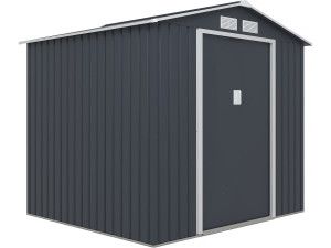 Gerätehaus aus Metall "Vegas" - 4,07 m² - Grau