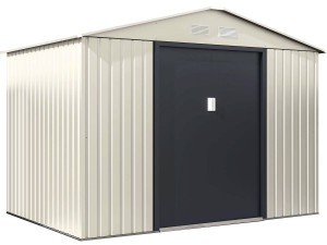 Gerätehaus aus Metall "Nebraska" - 5,29 m2 (4,83 m2 Bodenfläche) - Beige
