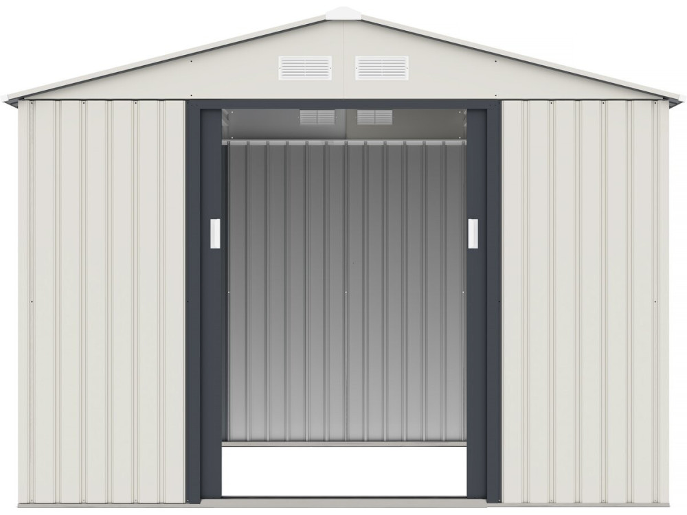 Gerätehaus aus Metall "Nebraska" - 5,29 m² mit Dachrinne