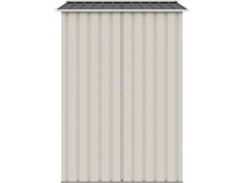 Gerätehaus aus Metall "Nebraska" - 2,71 m² - Beige/Anthrazitgrau