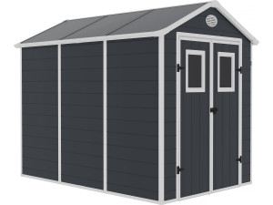 Gerätehaus aus Harz "Texas" - 5,23 m² - Befestigungsset inbegriffen  - Anthrazit