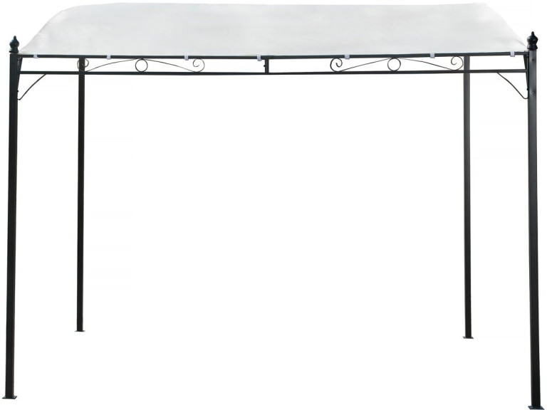 Metallpergola mit Neigung - 3 x 2,5 m - Beige