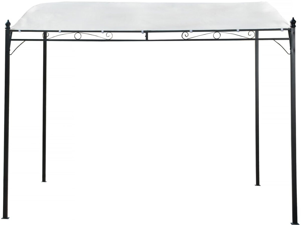 Metallpergola mit Neigung - 3 x 2,5 m - Beige