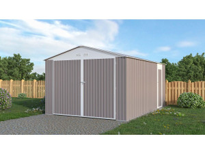 Metallgarage „Nevada“ mit Flügeltür - 15,36 m² 2
