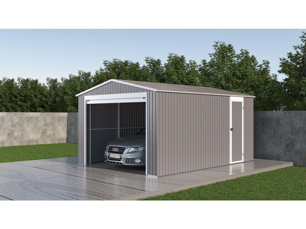 Garage Metall "Nevada" mit Rolltor - 15,61m²