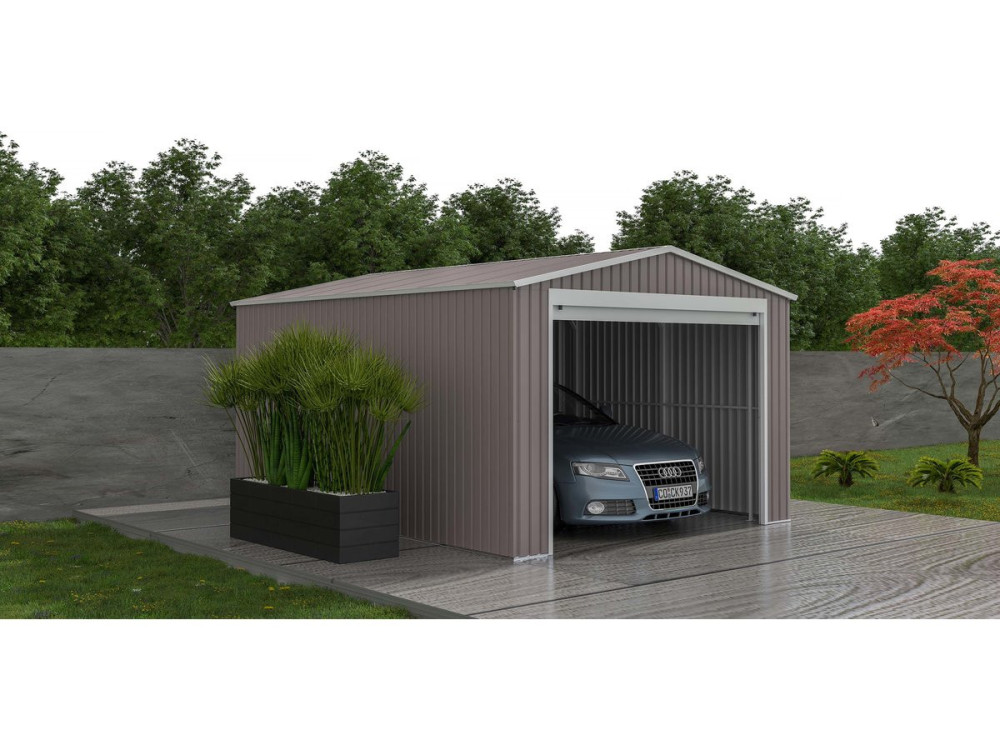 Garage Metall "Nevada" mit Rolltor - 15,61m²