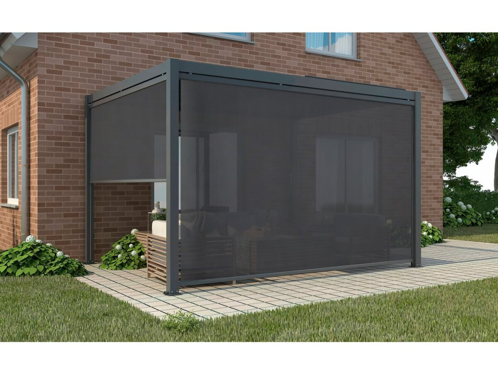 Store für Pergola - 370 x 204 cm - Anthrazitgrau