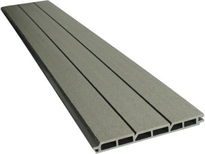 Zaunsatz 1,6 x 1,2 M Verbundwerkstoff - Befestigungssatz angeboten - Grau 2