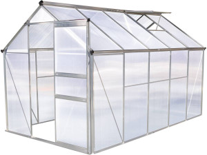 Garten-Gewächshaus aus Polycarbonat "Hortensia" 6m²