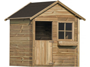 Kinderholzhaus "Coccinelle" - 126 x 112 x 158 - Holz