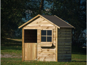 Kinderholzhaus "Coccinelle" - 126 x 112 x 158 - Holz 2