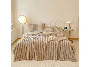 Plaid - 1,00 x 1,50 m - Taupe 2