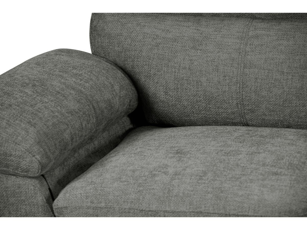 Stoffsofa „Dallas“ - 169 x 88 x 90 cm - 2-Sitzer - Grau