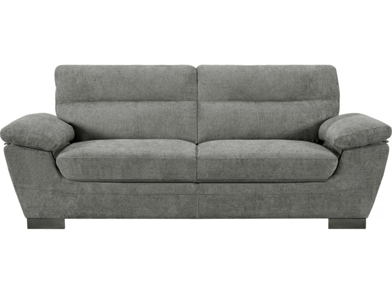 Stoffsofa „Dallas“ - 210 X 88 X 90 cm - 3-Sitzer - Grau